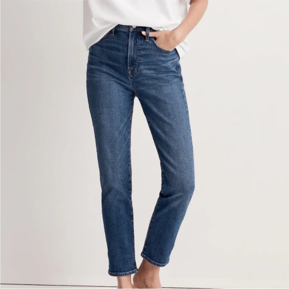 Madewell Perfect Vintage blue jeans high rise waist 25 instacozy